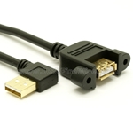 USB 2.0 Left Angle Extension Cable