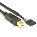 USB 2.0 Cable Straight B to Motherboard