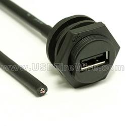 Waterproof USB Cable- Low Profile