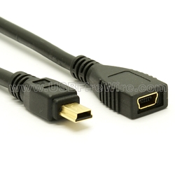 USB 2.0 Mini-B Extension Cable