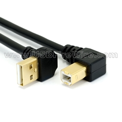 USB 2.0  Angle A to Angle B Cable