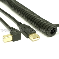 USB 2 Left B to A<br> (Helix Cable)
