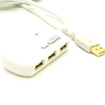 Long USB 2.0 Extension (40 FEET) + 4 Port Hub