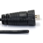USB 2.0 Waterproof Cable - Blunt Cut