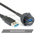USB 3 Waterproof A Female Extension
