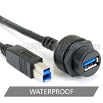 USB 3 Waterproof A to<br> B Extension