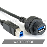 USB 3 Waterproof A to B<br> Cross Wire Extension