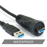 USB 3.0 Waterproof Cable with 22AWG Power