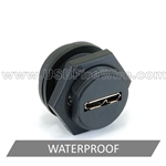 USB 3 Waterproof Coupler - Panel Mount