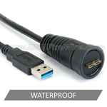USB 3.0 Waterproof Cable - A to Micro-B