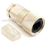 Full Metal Screw Field-installable Male Connector