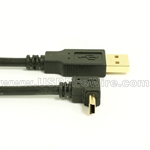 USB 2.0 A to Up Angle Mini-B Cable