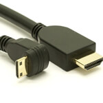 Down Angle Mini HDMI Cable