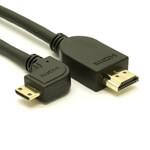 Right Angle Mini HDMI Cable