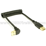 USB 2.0 A to Down Angle A Cable