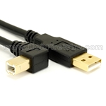 USB 2.0 A to Right Angle B Cable