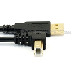 USB 2.0 A to Up Angle B Cable