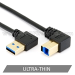 USB 3 Left A to Down B<br> (Ultra-Thin)