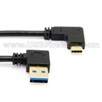 USB 3 Left A to Right/Left C <br> (Ultra-Thin Cable)