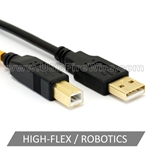 USB 2.0 A to B Cable - High-Flex