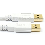 USB 3 A Male to A Male - White