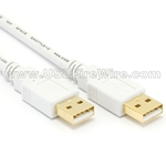 USB 2 A to A (White Cable)