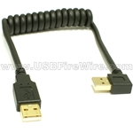 USB 2.0 A to Right Angle A Cable