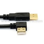 USB 2.0 A to Right Angle A Cable