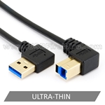 USB 3 Right A to Down B<br> (Ultra-Thin)