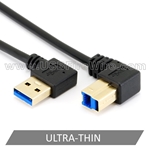 USB 3 Right A to Up B<br> (Ultra-Thin)