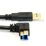 USB 3.0 - A to Down Angle B Male