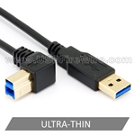 USB 3 Left B to A (Ultra-Thin)
