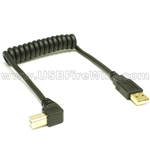 USB 2 Left B to A<br> (Helix Cable)