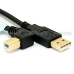 USB 2 A to Left B (LSZH Cable)