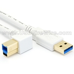 USB 3 Right B to A<br>(White Cable)