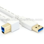 USB 3 Right B to A (White Cable)