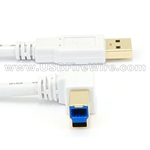 USB 3 Right B to A (White Cable)