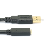 USB 3.1 Cable Straight Angle A to C Female Enclosed