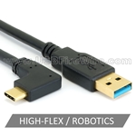 USB 3 Right/Left C to A (High-Flex)