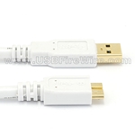USB 3 Micro-B to A  (White Cable)