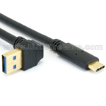 USB 3.1 Cable Up Angle A to C