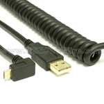 USB 2.0 A to Up Angle Micro-B Cable