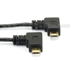USB 2 Ultra-Thin Right Micro-B to Left Micro-B