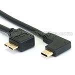 USB 3.1 Right Angle Micro-B to Right C