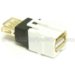 USB 2.0 Gender Changer - AF/AF - White