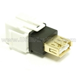 USB 2.0 Gender Changer - BF/AF - White