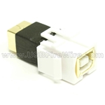 USB 2.0 Gender Changer - BF/BF - White