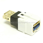 USB 3.0 Gender Changer - AF/AF - White