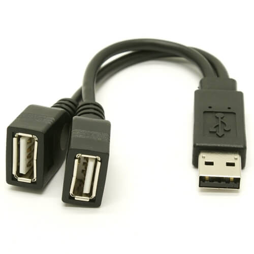 The Original USB Splitter Cable Charging+Data - 877.522.3779 - USBFireWire.com