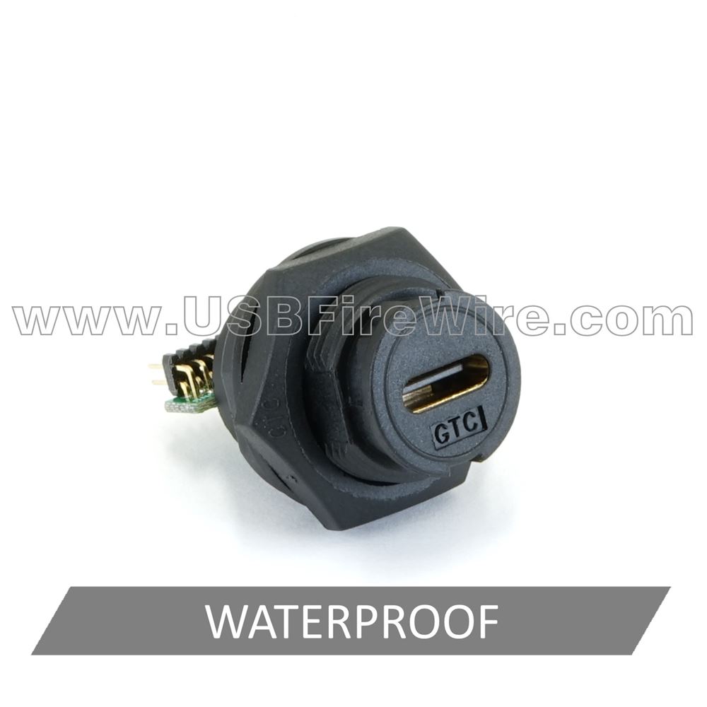 Waterproof USB Type-C Connector - Waterproof IP68 USB-C Receptacle with  Cable, 35 Years Modular Jacks & Waterproof Connectors Solutions Provider